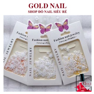 Charm nail, charm hoa nhí , hoa sứ đính móng