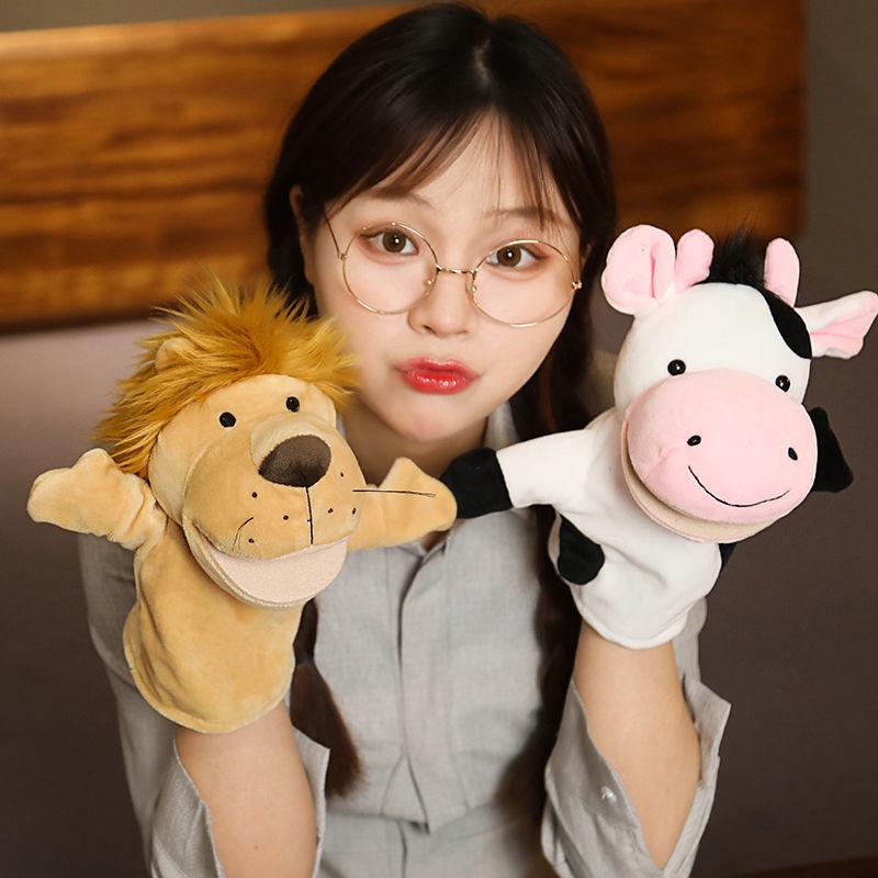 Găng Tay Con Rối Hình Động Vật Hoạt Hình Cho Bé