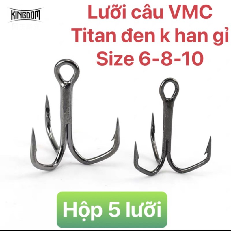 Lưỡi câu cá Kingdom VMC 8573,lưỡi gắn mồi giả