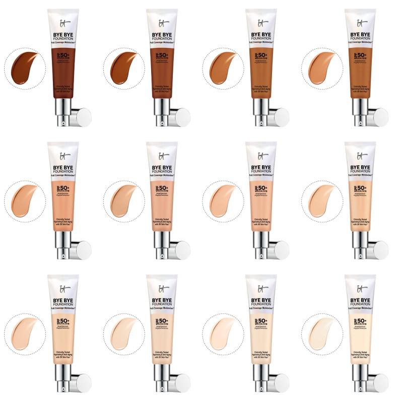 KEM NỀN DÀNH CHO DA KHÔ - CHE PHỦ CAO VÀ CHỐNG NẮNG IT COSMETICS BYE BYE FOUDATION FULL COVERAGE WITH SPF50 - 3978