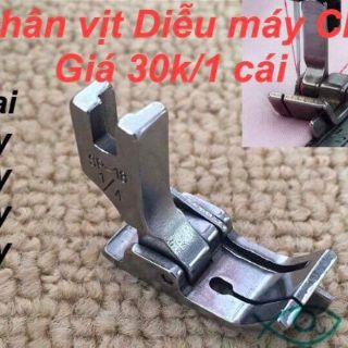 Chân vịt may diễu hay may mí dùng máy may công nghiệp