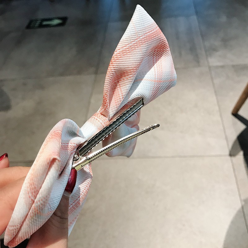 Kẹp Tóc Nơ Phong Cách Hàn Quốc Xinh Xắn Dành Cho Nữ