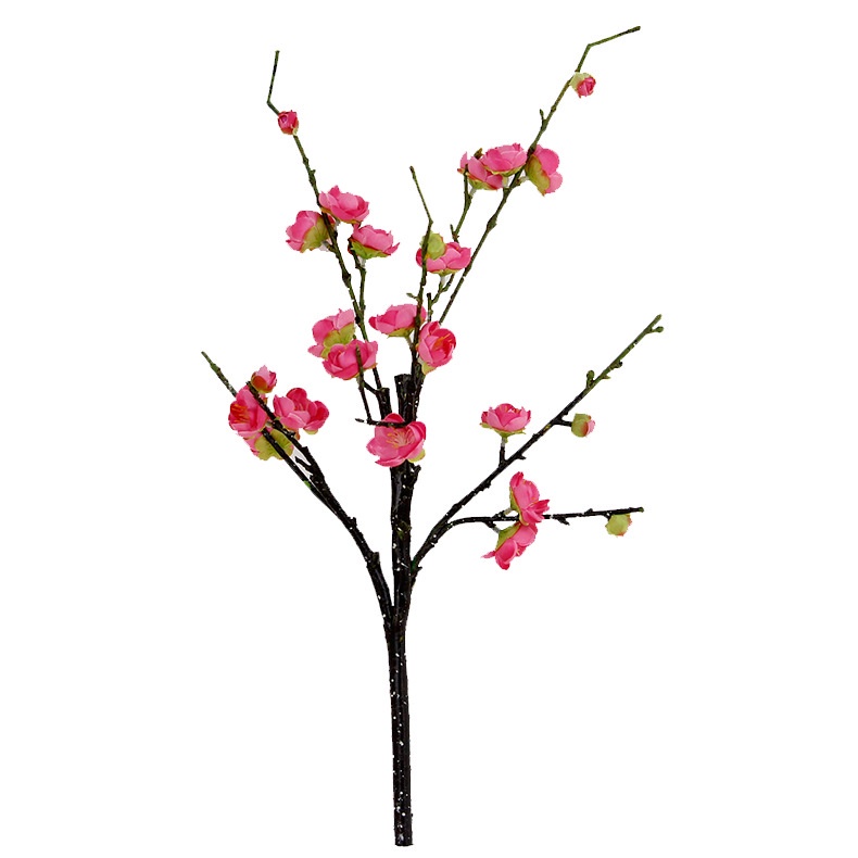 Cành Hoa Đào Giả Đẹp Trang Trí, Decor Phòng Khách, Nhà Hàng, Quán Coffee