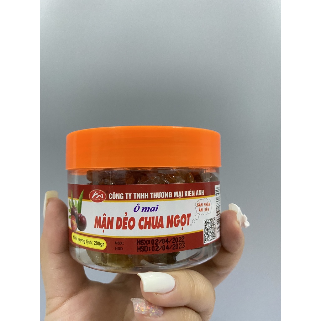 Ô mai MIX 200g Kiên Anh- Hương vị chua ngọt cay/đặc sản Hà Nội ăn vặt làm quà tặng