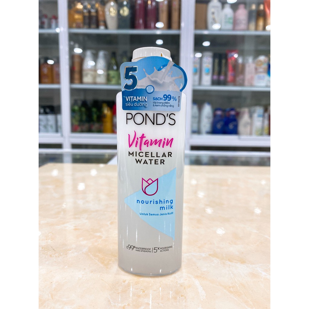 Nước tẩy trang làm sáng da Pond's White Beauty Micellar Water Vitamin 100ml-Tẩy trang pond