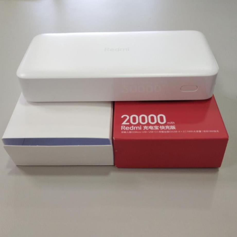 [HÀNG TỐT] Sạc dự phòng Xiaomi Redmi 20000mAh/10000 mAh thiết kế nhỏ gọn - CHÍNH HÃNG - BẢO HÀNH 6 THÁNG