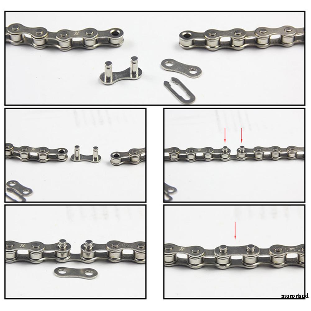 Bicycle Single Speed Anti-rust Plating CP Chain Z410 Bike Stroller Chain 98L