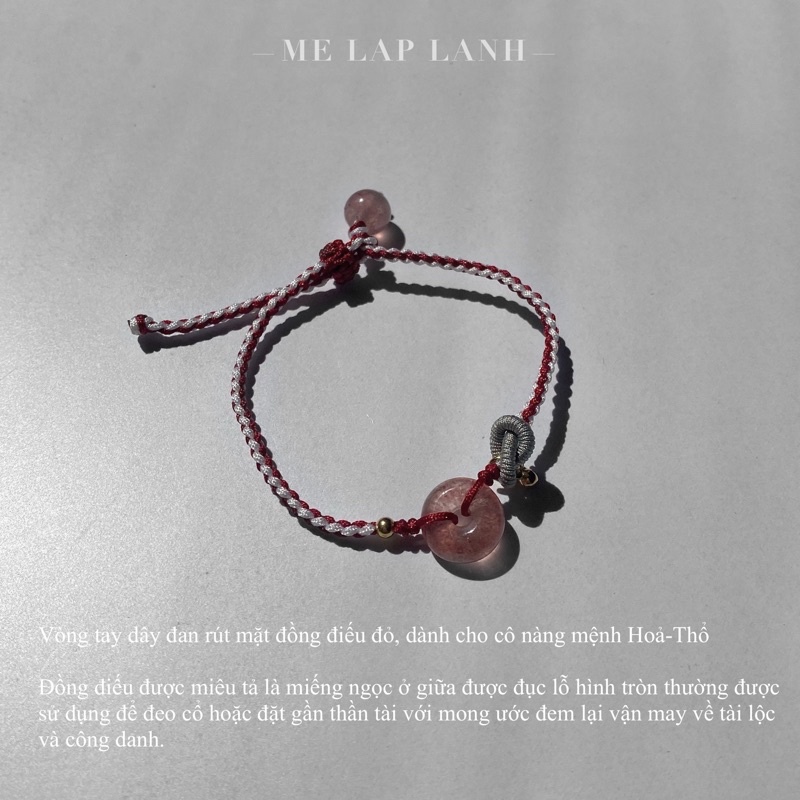 [MELAPLANH] VÒNG TAY ĐỒNG ĐIẾU