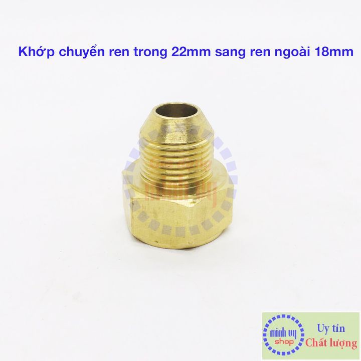 Khớp chuyển ren 22mm sang ren 18mm - phụ kiện máy rửa xe