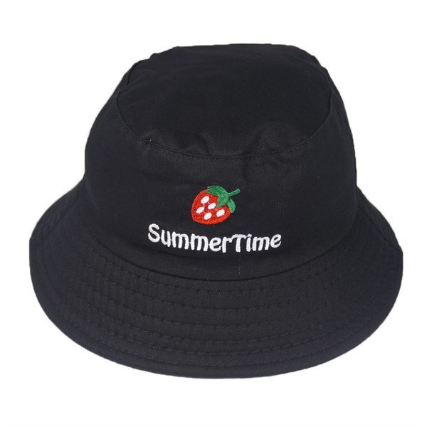 Mũ tai bèo quả dâu Summer Time một mặt nón bucket quả dâu phù hợp cho cả nam và nữ