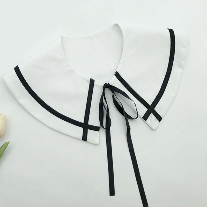 Khăn Choàng Cổ Thắt Nơ Họa Tiết Kẻ Sọc Cho Nữ Sinh