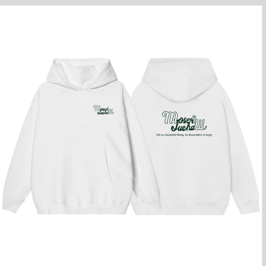 Áo Hoodie nam nữ mùa đông , áo nỉ bông  unisex dài tay form rộng in hình Mosser