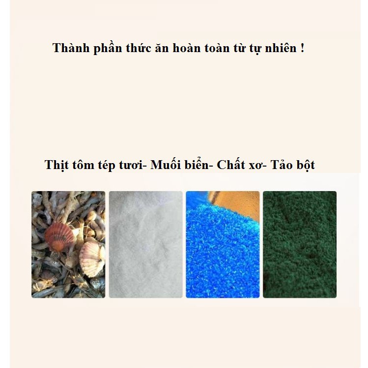 Thức ăn viên dành cho tôm, tép cảnh nước ngọt