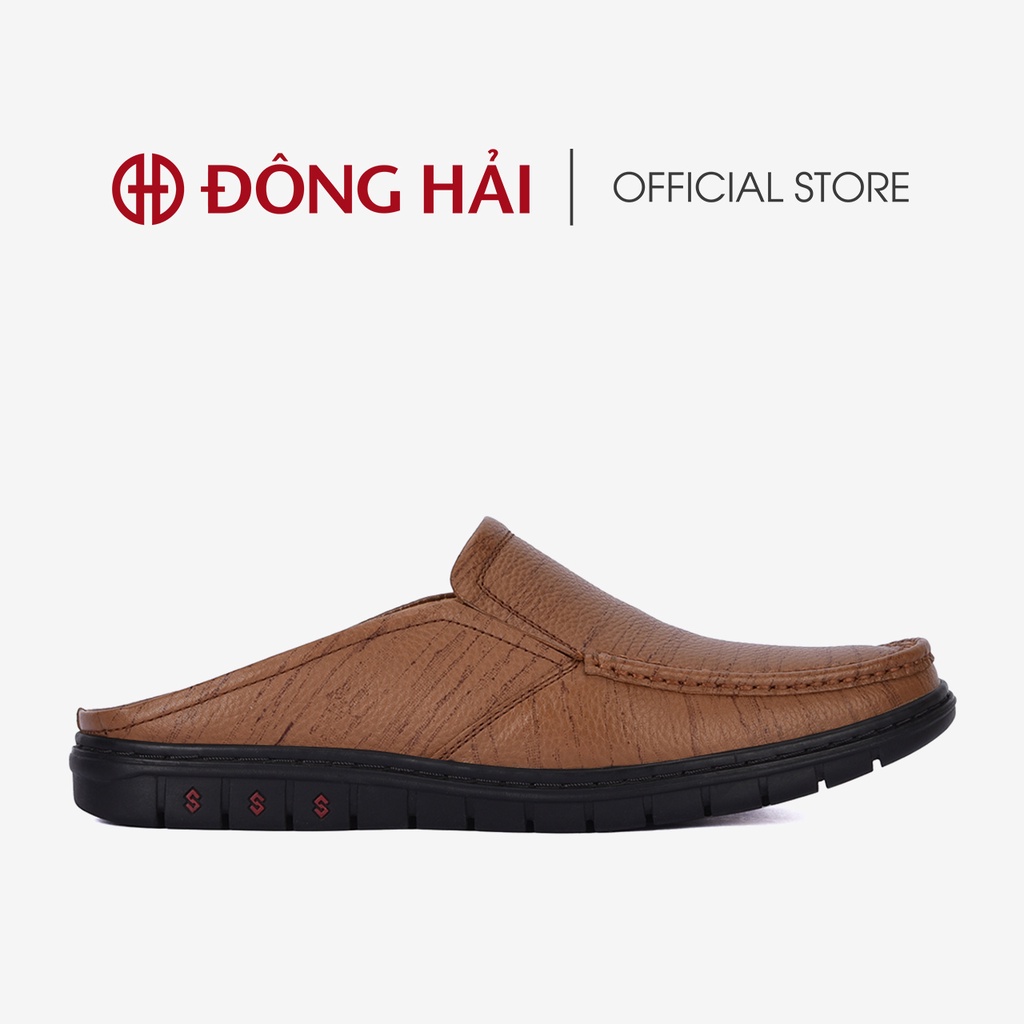&quot;TẶNG NGAY 30K khi theo dõi gian hàng &quot;Dép Sapo Nam Đông Hải - G1019 ( Da bò cao cấp)