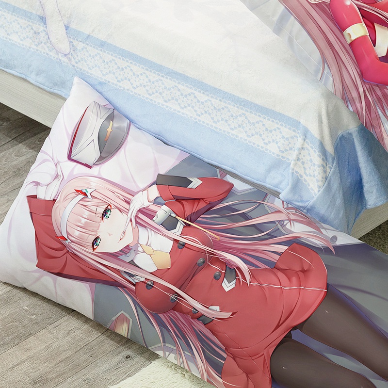 Vỏ Gối Vuông in Hình Anime DARLING in the FRANXX 02 Dakimakura