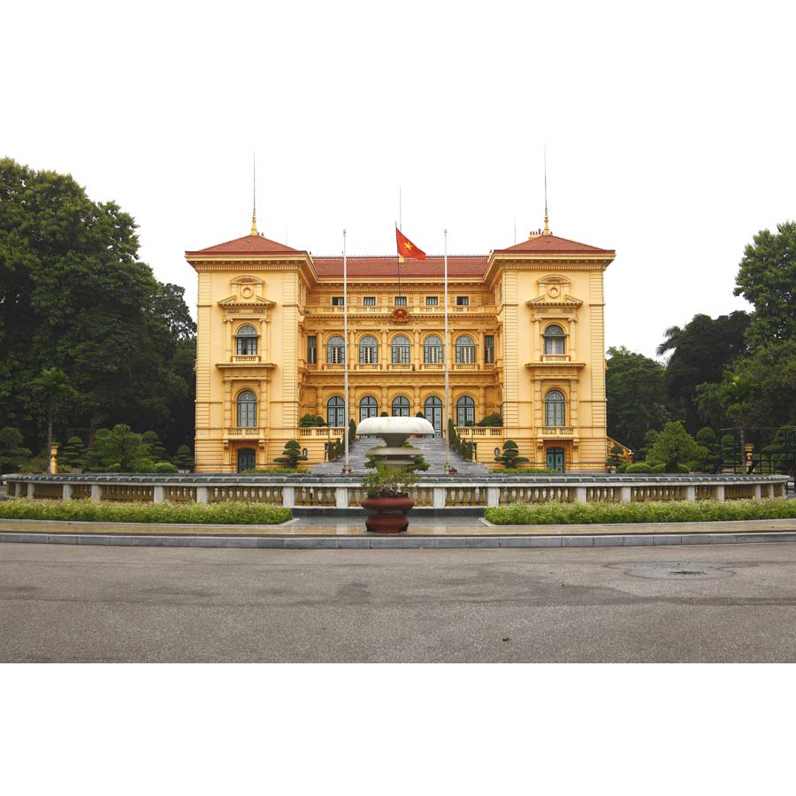 Tranh dán tường SÀI GÒN 3D, DINH ĐỘC LẬP, NHÀ THỜ Màu sắc tươi sáng, độ sắc nét cao, độ bền màu từ 10 năm trở lên.