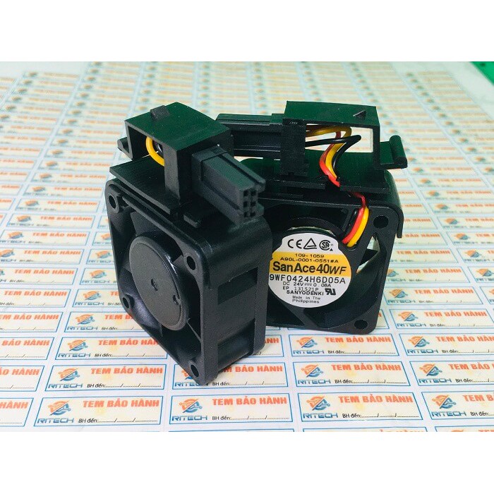 9WF0424H6D05A A90L-0001-0551#A Quạt Sanyo Denki 24V 0.08A kích thước 40x40x20mm