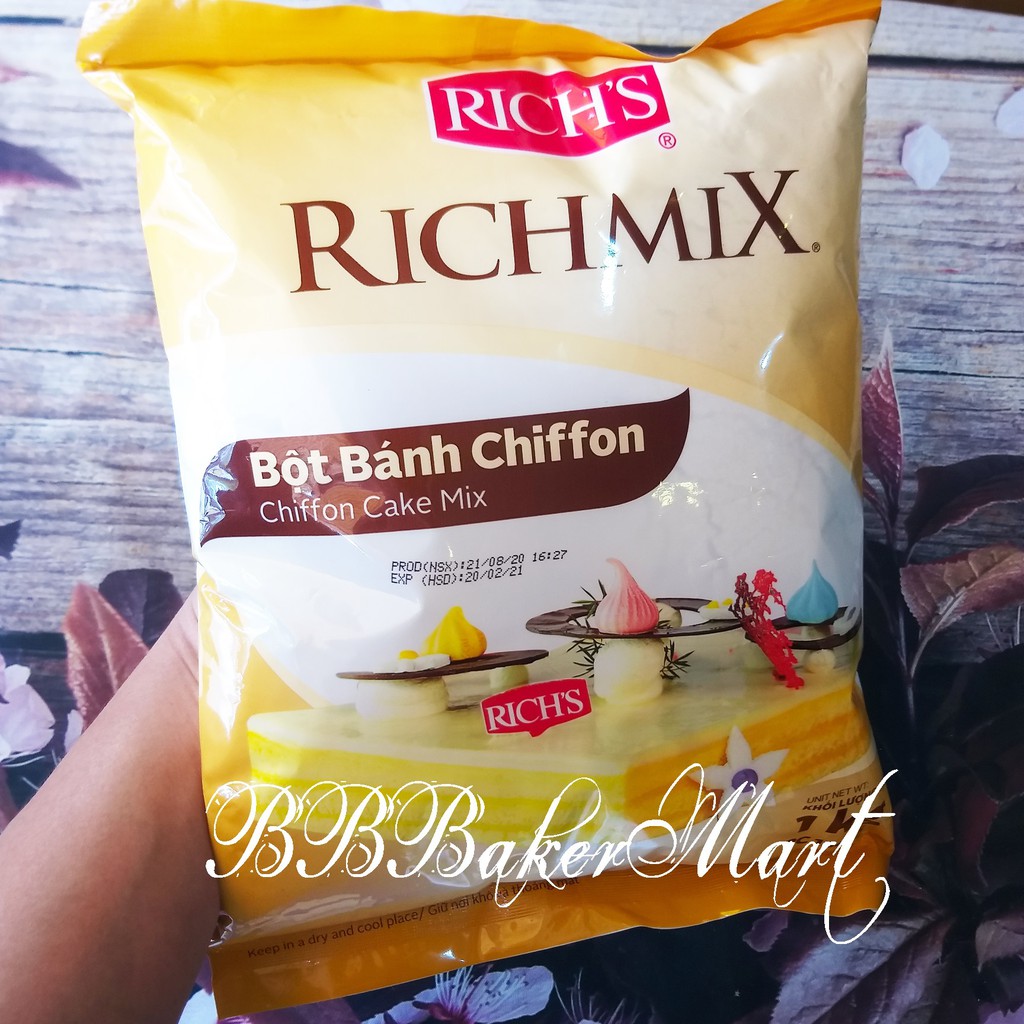 Bột trộn bánh Chiffon RICH MIX - Gói 1kg