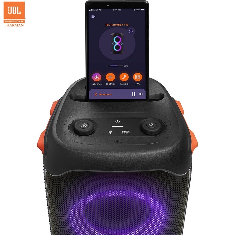 Loa bluetooth JBL Partybox 110 chính hãng PGI - Bảo hành 1 năm