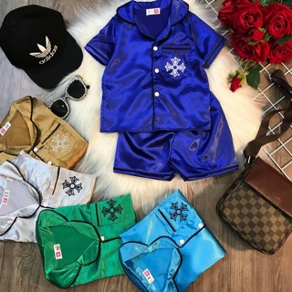 Bộ pizama lụa siêu đẹp cho bé