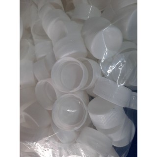 combo 100 nắp chai nhựa màu trắng/xanh- sáng tạo mầm non