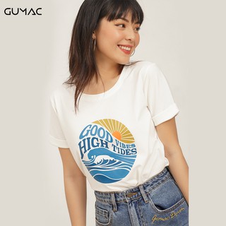 Áo thun Good VIBES GUMAC ATA434_TRANG