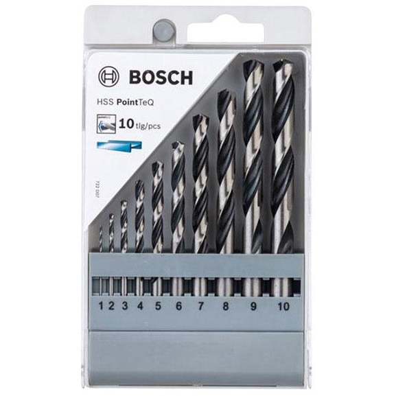 1-10mm Bộ mũi khoan sắt đa năng 10 chi tiết Bosch 2608577348