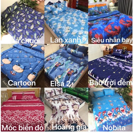 set ga gối poly 1m5 mẫu BG11103