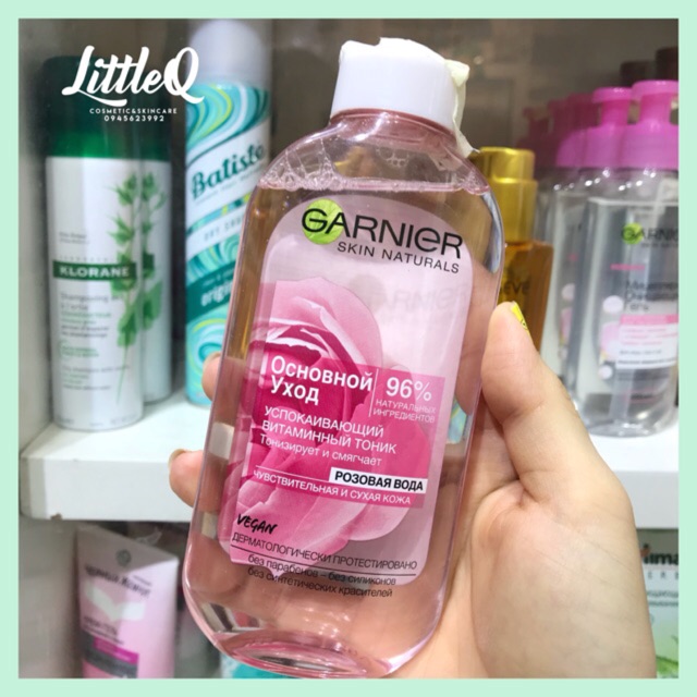 Nước hoa hồng Garnier SkinActive cho da khô & nhạy cảm