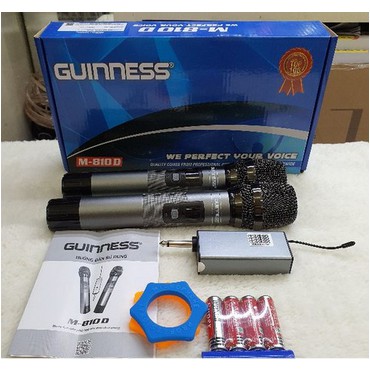 MICRO KHÔNG DÂY GUINNESS MU 810D