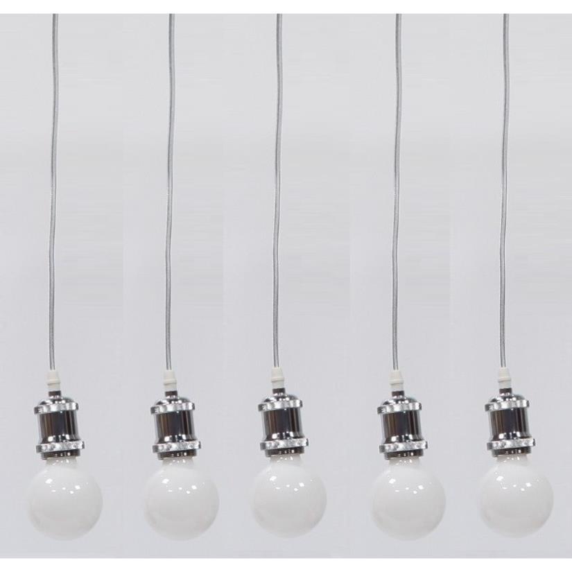 Bộ 5 dây đèn thả cổ điển bóng tròn trang trí G60 5W