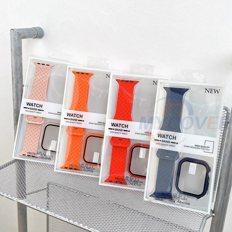 Ốp Silicone Bảo Vệ Đồng Hồ Thông Minh Series 7 6 SE 5 4 3 2 1 Size 41mm 45mm 44mm 40mm 38mm 42mm