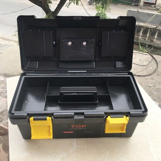 Thùng đựng đồ nghề TOP HH-430 cao cấp – Hộp đựng dụng cụ sửa chữa nhựa cứng, khóa chắc chắn