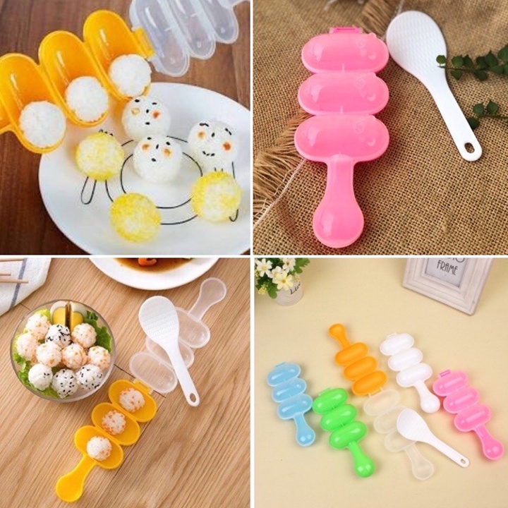 Khuôn Lắc Cơm Viên Cho Bé Ăn Dặm Cho Bé Ăn Dặm BLW - Cửa tiệm bé Dưa