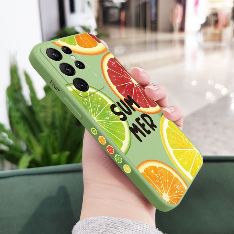 Juicy Ốp Điện Thoại Họa Tiết Hoa Sáng Tạo Cho samsung galaxy s23 s22 fe ultra plus
