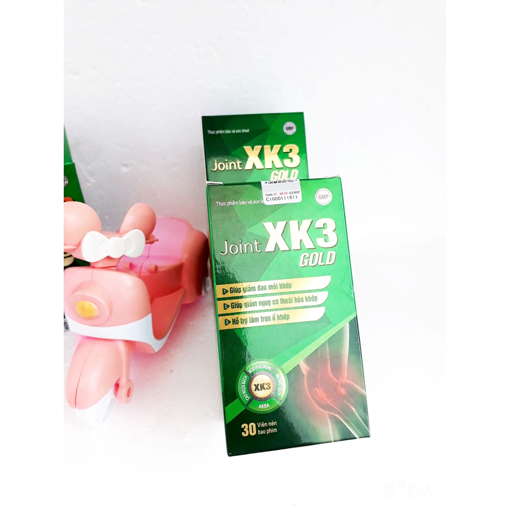 Viên khớp JOINT XK3 GOLD, giúp giảm đau mỏi khớp, giảm nguy cơ thoái hóa khớp, hỗ trợ làm trơn ổ khớp