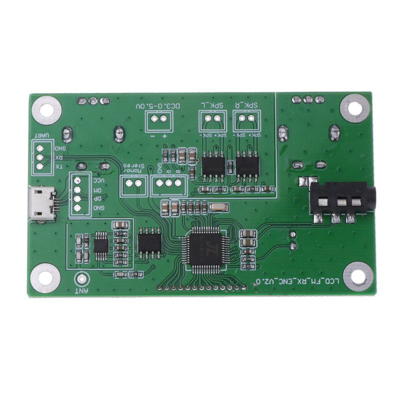 Mô-đun Nhận Tín Hiệu Radio FM 87-108MHz DSP &amp; PLL LCD + Điều Khiển Tiếp Xúc