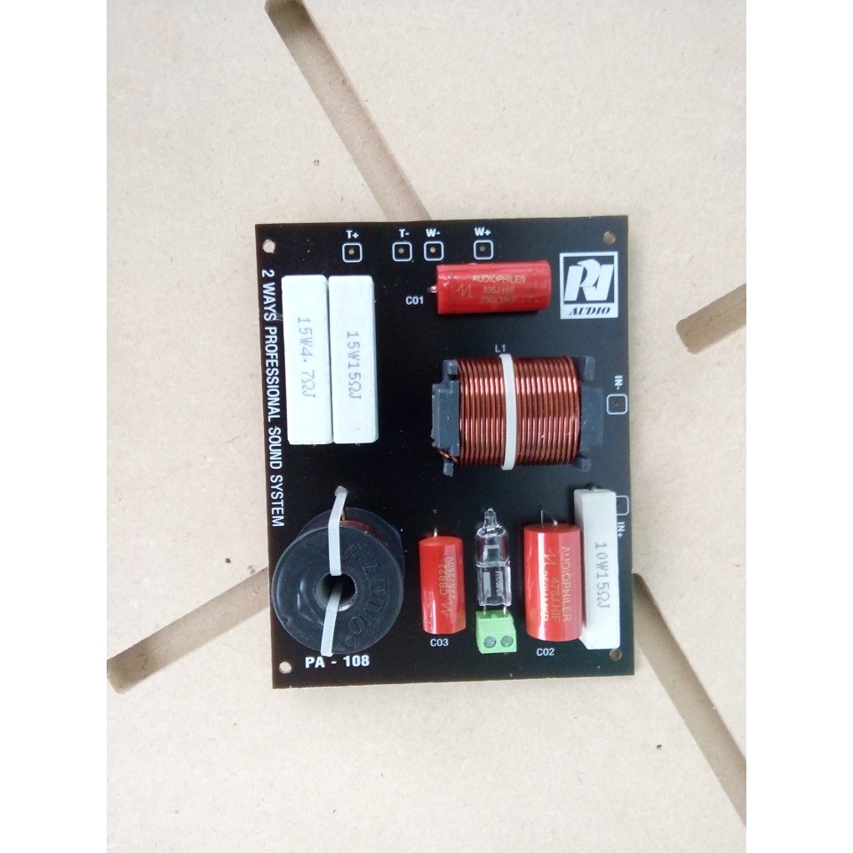 Phân tần 2 loa công suất lớn -2 MẠCH