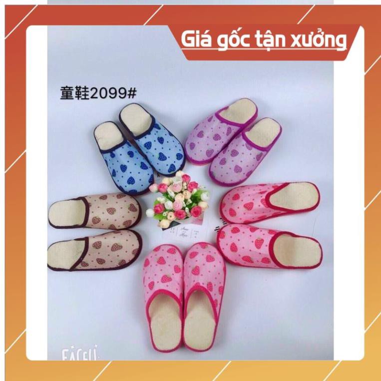 [HOT] Dép Bông Đi Trong Nhà  Dép Bông Cho Bé  - Dép Đi Trong Nhà Cho Bé 5->13 Tuổi  [Nhím Shop]