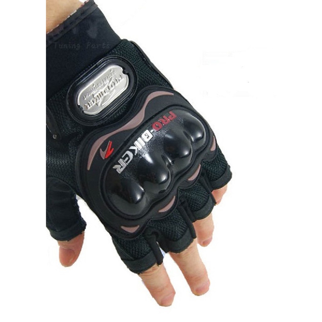 Găng tay cụt ngón có gù bảo vệ - XXL: 80-85kg
