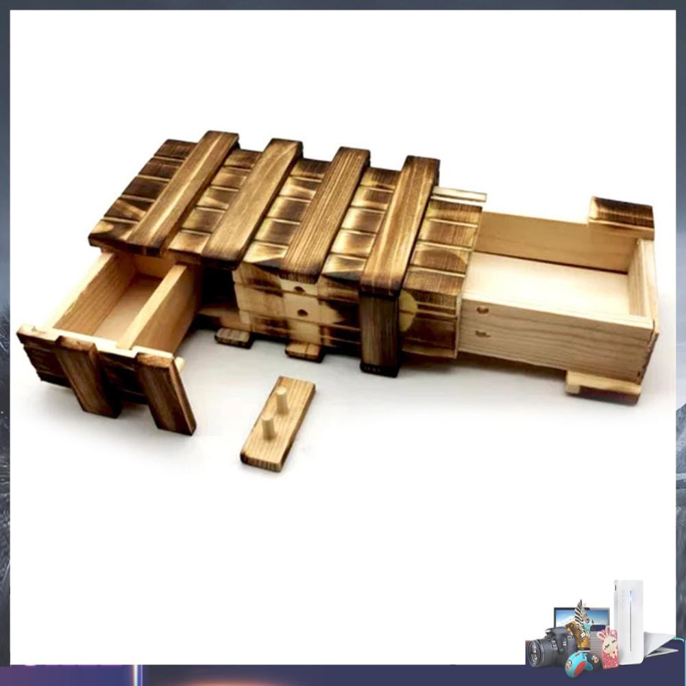 Đồ Chơi Mở Hộp Gỗ Kích Thích Trí Não Cho Bé