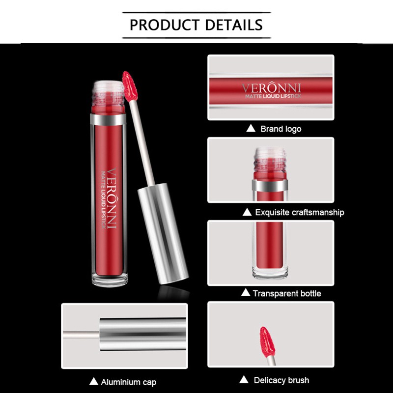 VEET (Hàng Mới Về) Set 6 Thỏi Son Kem Veronni Tông Lì Chống Nước Lâu Trôi | BigBuy360 - bigbuy360.vn