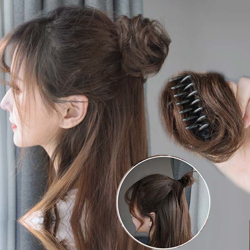 Búi tóc giả Wigsin kiểu kẹp thời trang cho nữ
