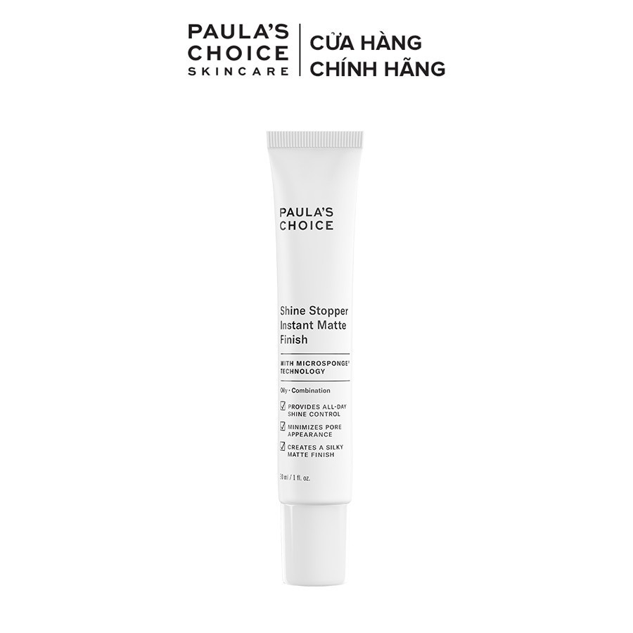 Kem kiểm soát dầu, giảm thiểu lỗ chân lông Paula's Choice Shine Stopper Instant Matte Finish 30ml Mã: 3600 | BigBuy360 - bigbuy360.vn