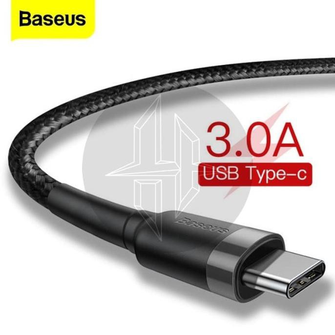 Dây Cáp Sạc Nhanh Baseus Cafule Type C Cho Samsung Xiaomi Đen