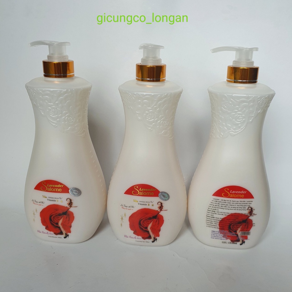 Sữa tắm trắng da Salome ( combo 3 chai ), hương nước hoa pháp , thơm lâu dịu nhẹ , sang chảnh , đẳng cấp...