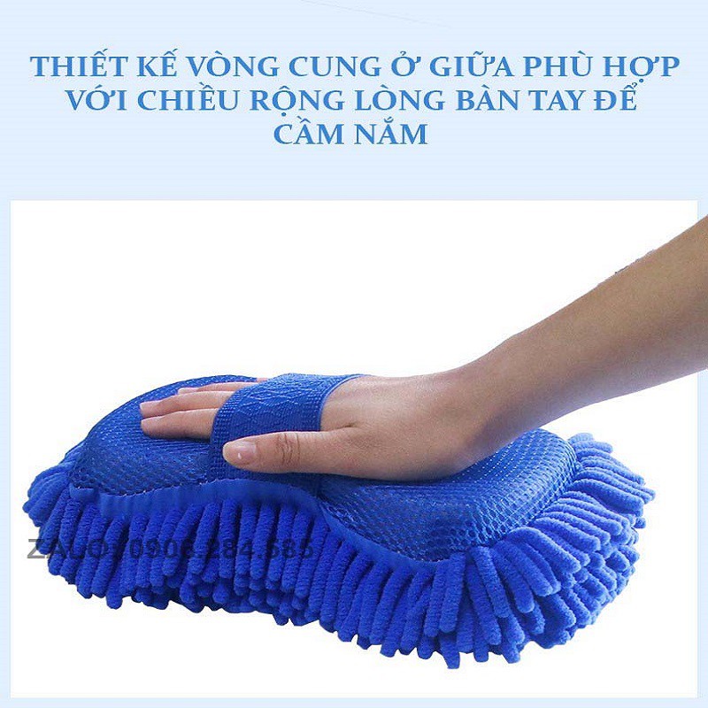 Bông lau xe Ô Tô chất liệu mềm siêu hút thấm nước GT1
