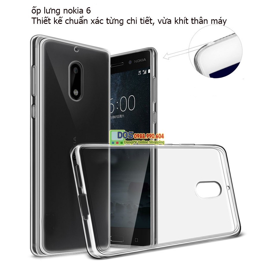 Ốp lưng Nokia 6 silicone