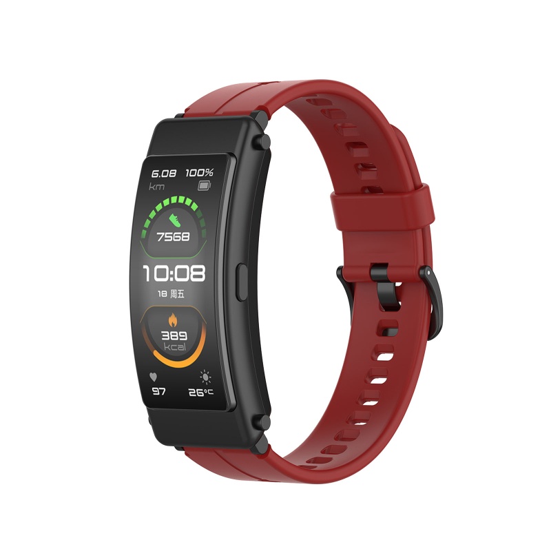 Dây Đeo Silicone 16mm Cho Đồng Hồ Thông Minh Hua wei TalkBand B3 B6
