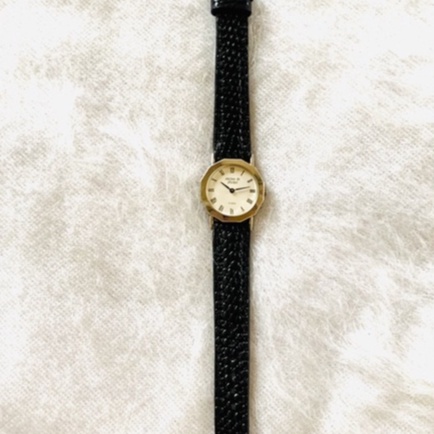 Đông hồ nữ bạc đúc nguyên khối Helene De Michel